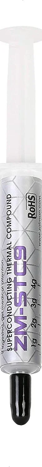 خمیر حرارتی زالمن STC9، 4 گرمی، ترکیبات عالی برای تمام پردازنده ها، هیت سینک خنک کننده پردازنده، PS5، Xbox، کنسول بازی، GPU، فناوری تراکم میکرو پرکننده فوق رسانا، 9.1 W/m-k، خاکستری | ZM-STC9