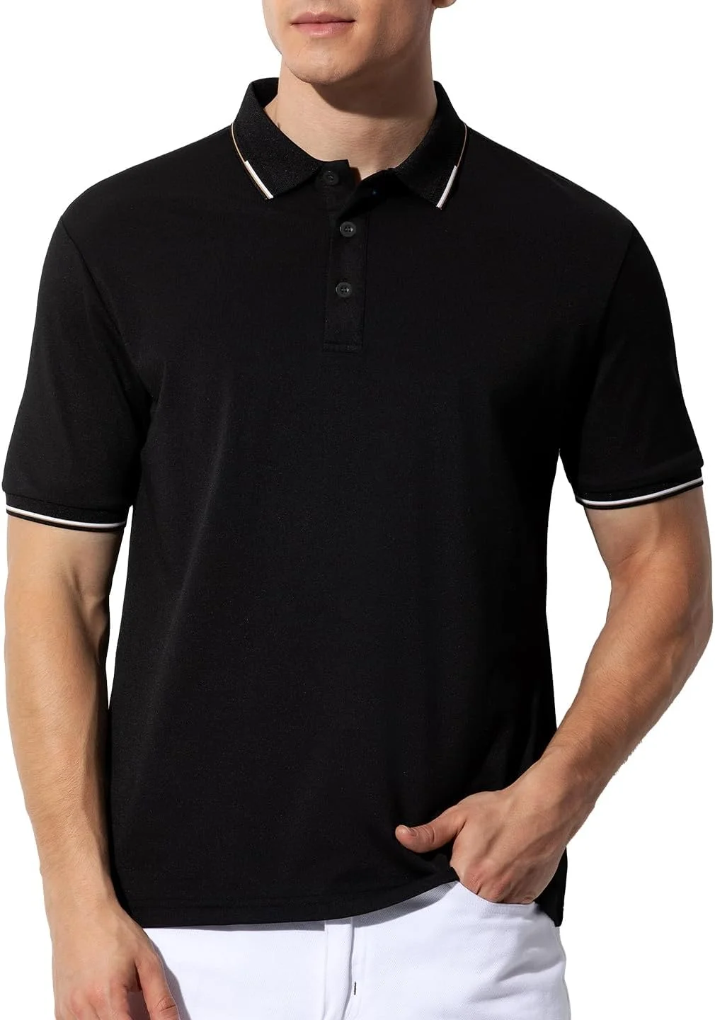 پولوشرت مردانه کیسی کوین، آستین کوتاه، دکمه دار، مناسب استایل کژوال و گلف پولوشرت مردانه کیسی کوین، آستین کوتاه، دکمه دار، مناسب استایل کژوال و گلف