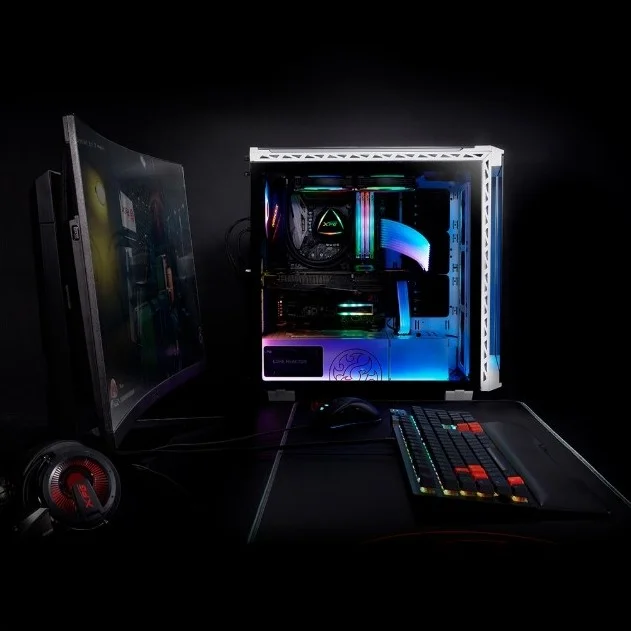 کیس مید تاور Adata XPG BATTLECRUISER، دارای 4 فن 120mm aRGB از پیش نصب شده، پشتیبانی از رادیاتور 360mm، دارای 4 پنل شیشه ای حرارت دیده 4mm، سفید | BATTLECRUSIER-WHCWW