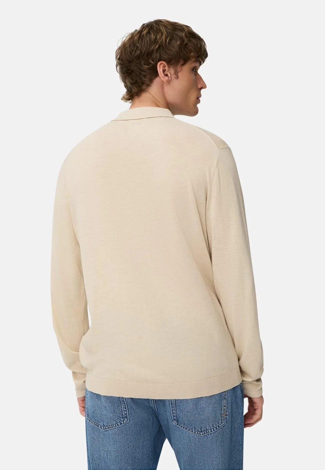 پولوشرت آستین بلند مردانه کمل اکتیو، ساخته شده از پنبه خالص