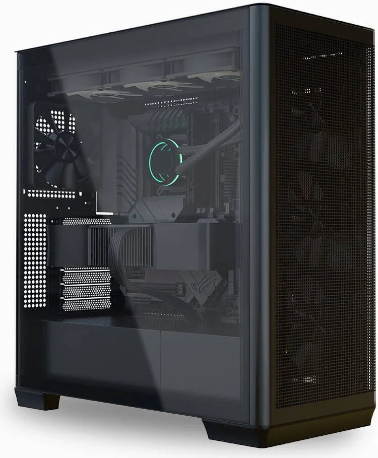 کیس کامپیوتر مید تاور ATX مدل APNX C1-R C1-R-BK-v3، دارای 4 فن 120 میلیمتری PWM از پیش نصب شده، پشتیبانی از رادیاتور تا 360 میلیمتر، 11 اسلات فن، بدنه SGCC، پنل جلویی SECC، ضخامت فولاد 0.8 میلیمتر، مشکی | APCM-CR01343.11 کیس کامپیوتر مید تاور ATX مدل APNX C1-R C1-R-BK-v3، دارای 4 فن 120 میلیمتری PWM از پیش نصب شده، پشتیبانی از رادیاتور تا 360 میلیمتر، 11 اسلات فن، بدنه SGCC، پنل جلویی SECC، ضخامت فولاد 0.8 میلیمتر، مشکی | APCM-CR01343.11