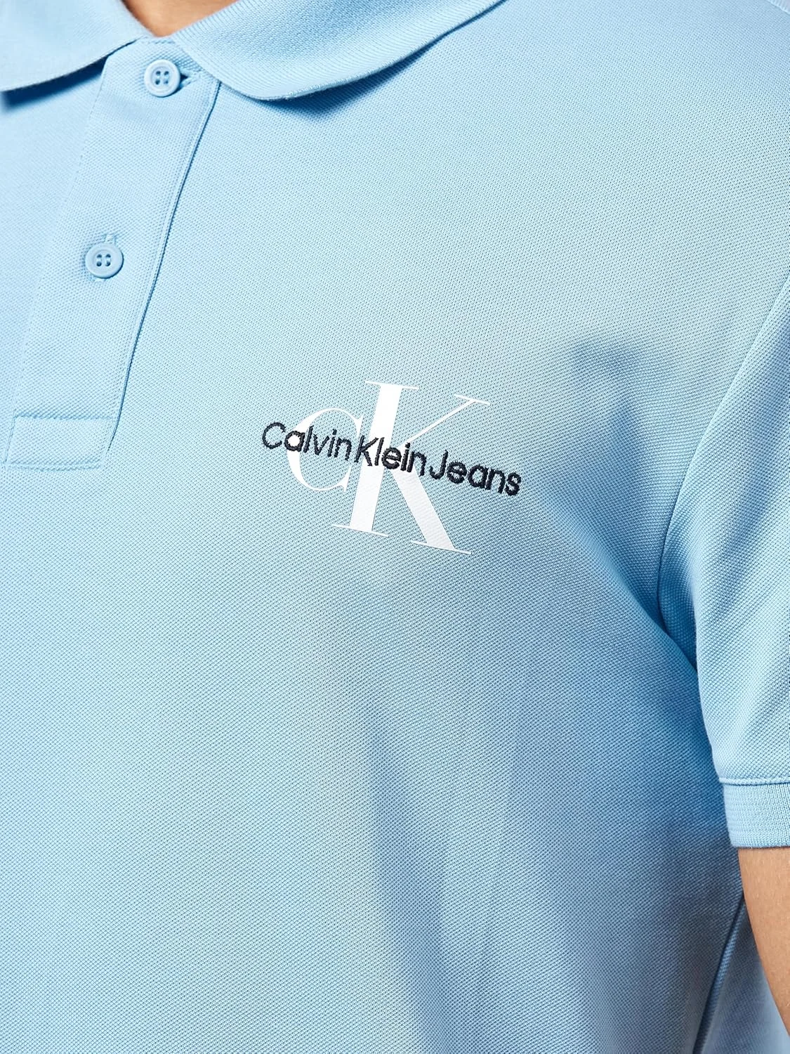 پولوشرت آستین کوتاه مردانه کلوین کلاین جینز مدل MONOLOGO POLO CEZ