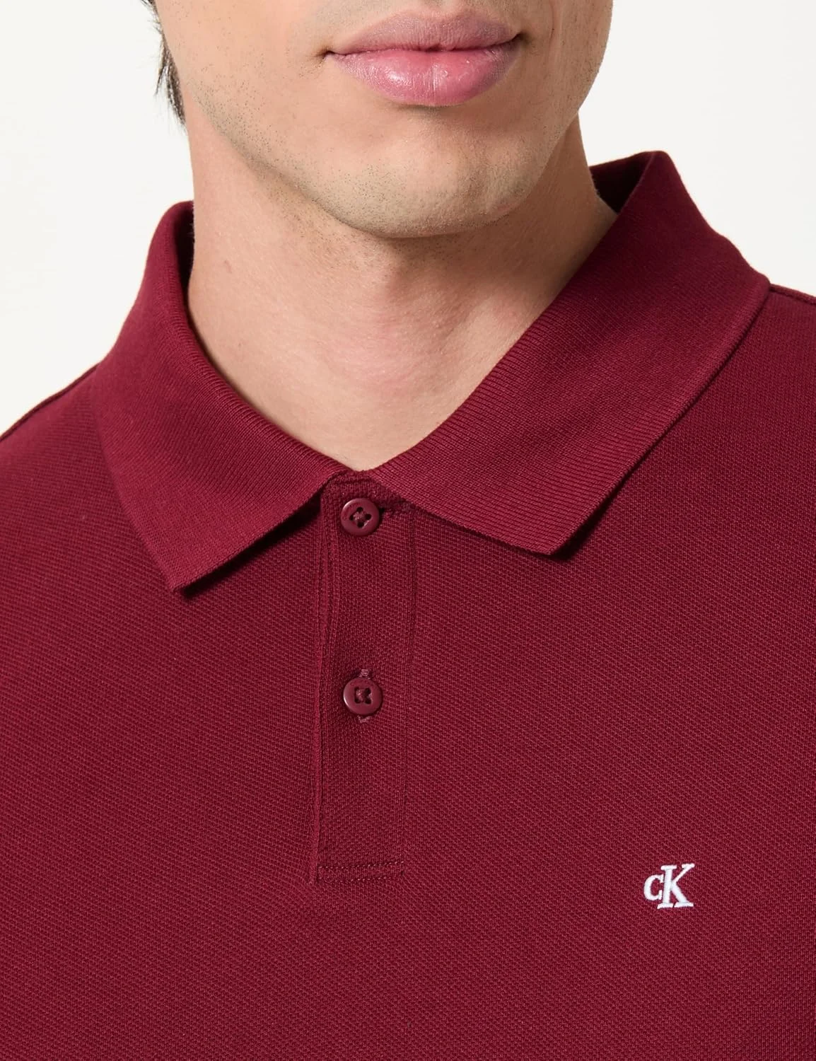 پولوشرت مردانه کلوین کلاین مدل Ss Monogram Pique Polo Lv040em269