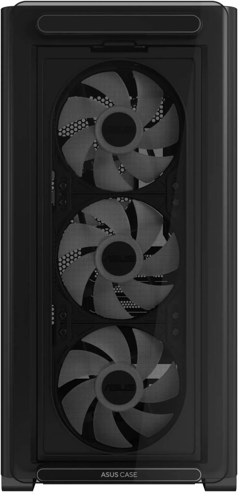 کیس کامپیوتر ایسوس A23 Plus، دارای 4 فن aRGB از پیش نصب شده، پشتیبانی از رادیاتور تا 360 میلی‌متر و 7 فن 120 میلی‌متری، سازگار با کارت گرافیک 380 میلی‌متری، پنل جلویی USB Type-C I/O، مشکی | 90DC00K0-B19010