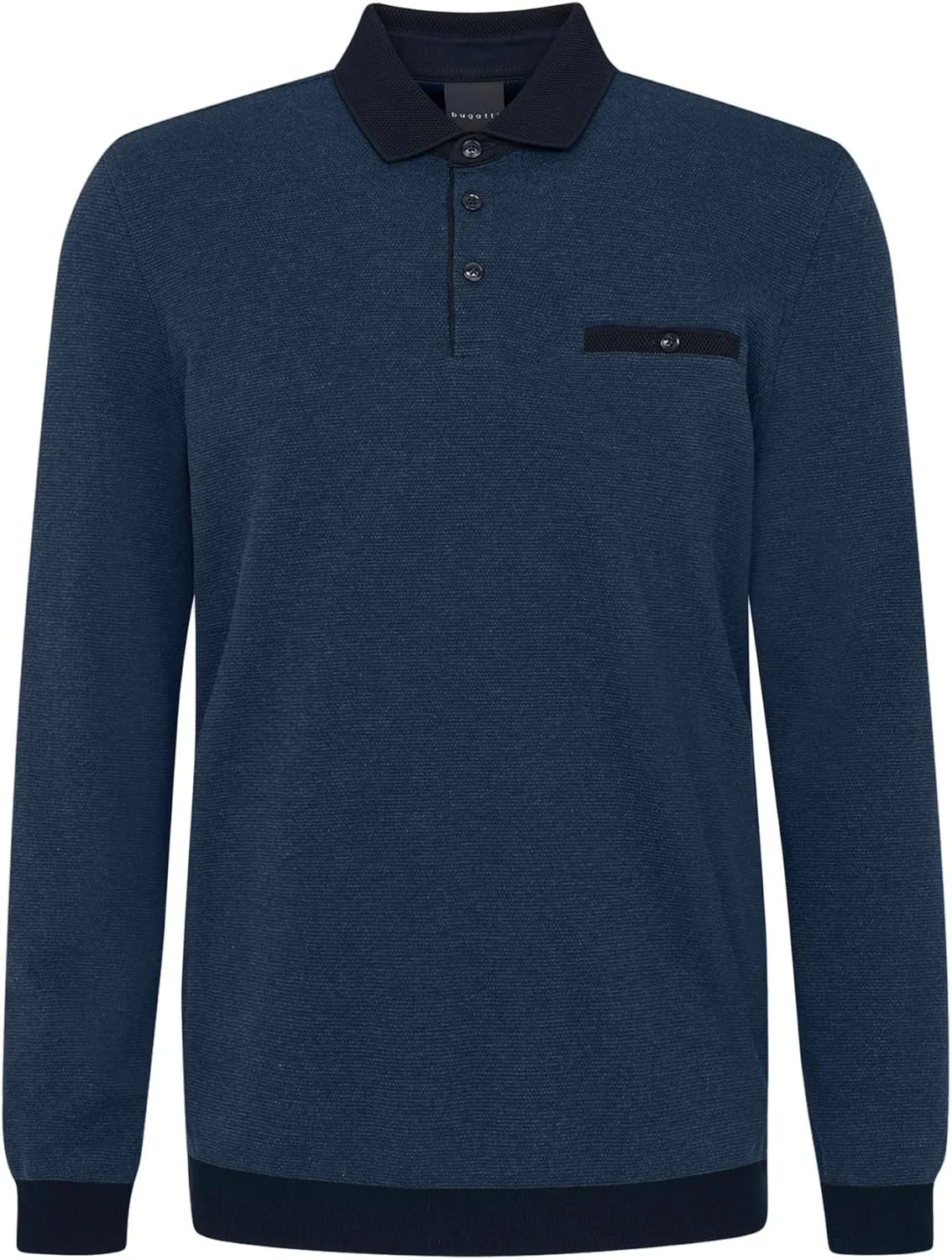 پولوشرت آستین بلند مردانه بوگاتی مدل 8131-65082b