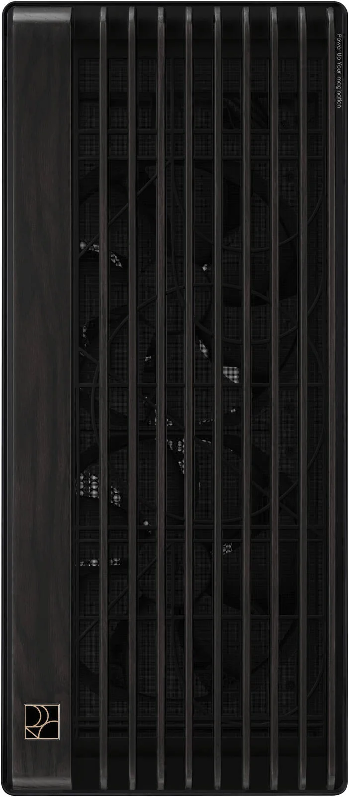 کیس کامپیوتر ASUS ProArt P602 Wood Edition Mid Tower، دارای 2 فن 200 میلی‌متری در جلو و 1 فن 140 میلی‌متری از پیش نصب شده، پشتیبانی از رادیاتور تا 420 میلی‌متر و 6 فن، محافظت در برابر گرد و غبار، پنل فلزی، مشکی | 90DC00J0-B09020