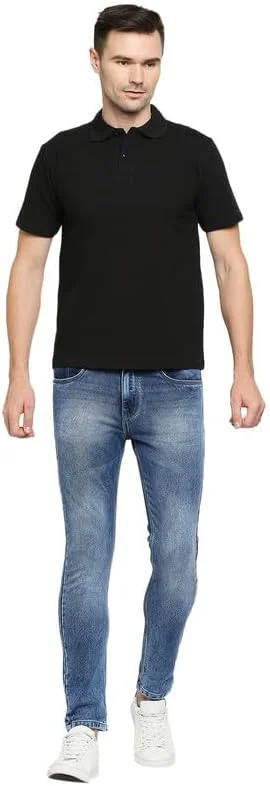 تی شرت پولو مردانه پنبه ای بی وای سی