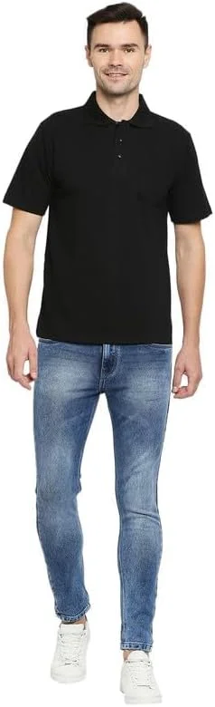 تی شرت پولو مردانه نخی BYC با جیب