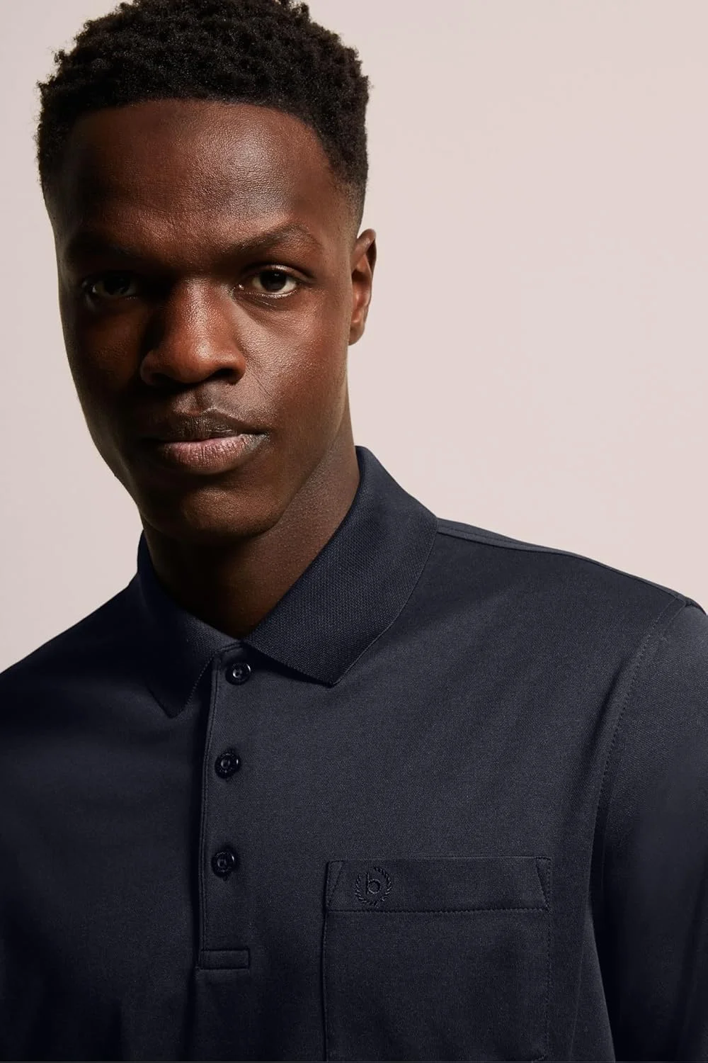 پولوشرت آستین بلند مردانه بوگاتی مدل 8131-65090b