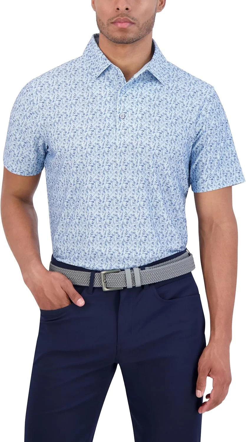 تی شرت پولو آستین کوتاه مردانه بن شرمن با طرح چاپی و فیت ورزشی (تک عددی)