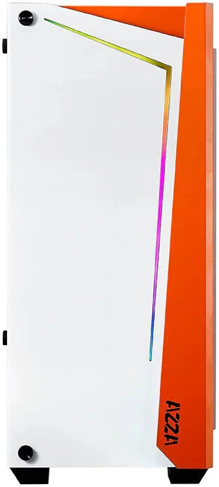 کیس مید تاور ATX آزا آپولو، 1 عدد فن ARGB 120 میلی‌متری از پیش نصب‌شده، پشتیبانی از رادیاتور تا 240 میلی‌متر، 7 اسلات توسعه، فن RGB آدرس‌پذیر، پایه‌های لاستیکی شیشه حرارت دیده، پنل فولادی، سفید | CSAZ-430W-DF2