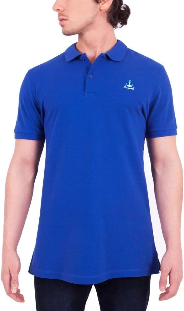 تی‌شرت مردانه یقه پولو با طرح قایق بادبانی آنموس بیگ دیزاین، 100% پنبه، راحت، طراحی خوب