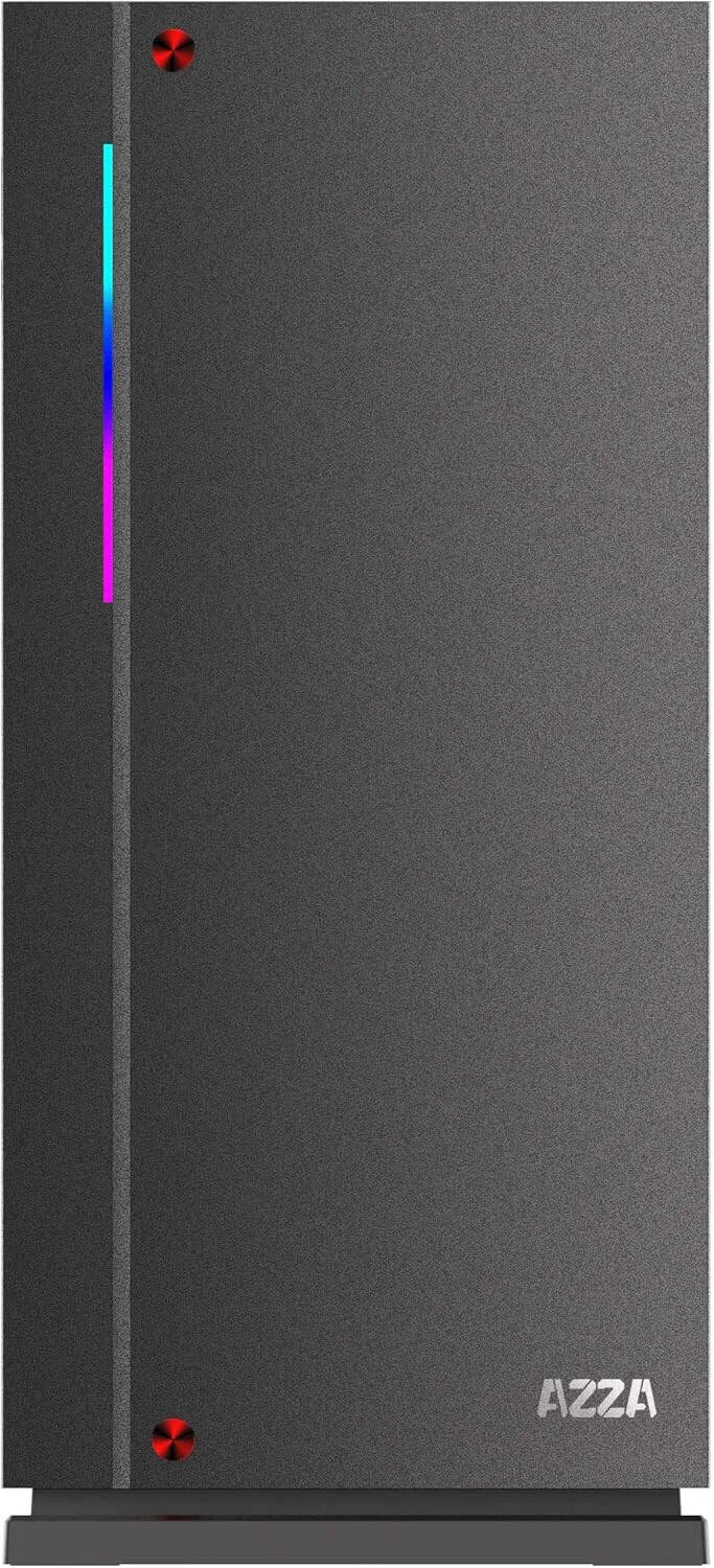 کیس فول تاور ATX آزا زیرکن 7000، دارای 2 فن 120 میلی‌متری مشکی از پیش نصب شده، پشتیبانی از رادیاتور تا 360 میلی‌متر، 10 اسلات توسعه، نورپردازی RGB آدرس‌پذیر، پنجره جانبی شیشه‌ای حرارت دیده، مشکی | CSAZ-7000