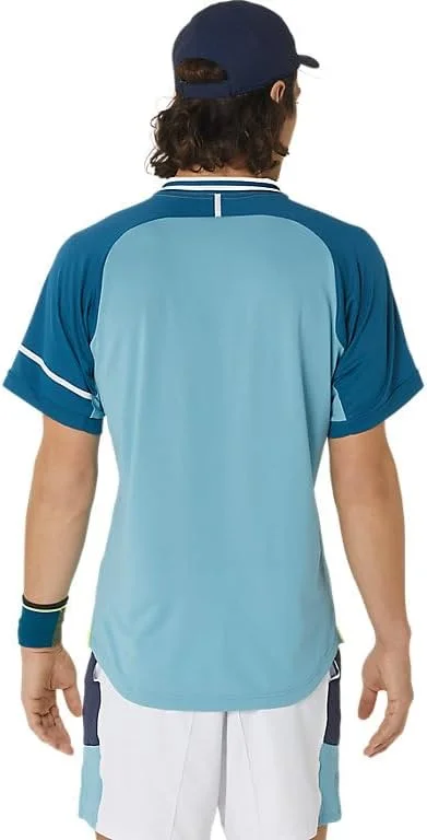 پولوشرت مردانه آستین کوتاه آیسیکس - آبی - سایز L