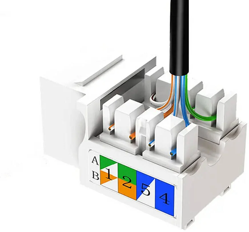 اتصال مادگی کیستون CAT6 UTP RJ45، با عملکرد بالای 250 مگاهرتز، نصب آسان، اتصالات شبکه سریعتر و مطمئن تر، دارای کنتاکت های بادوام با روکش طلای 50 میکرون | TC-C6KS01