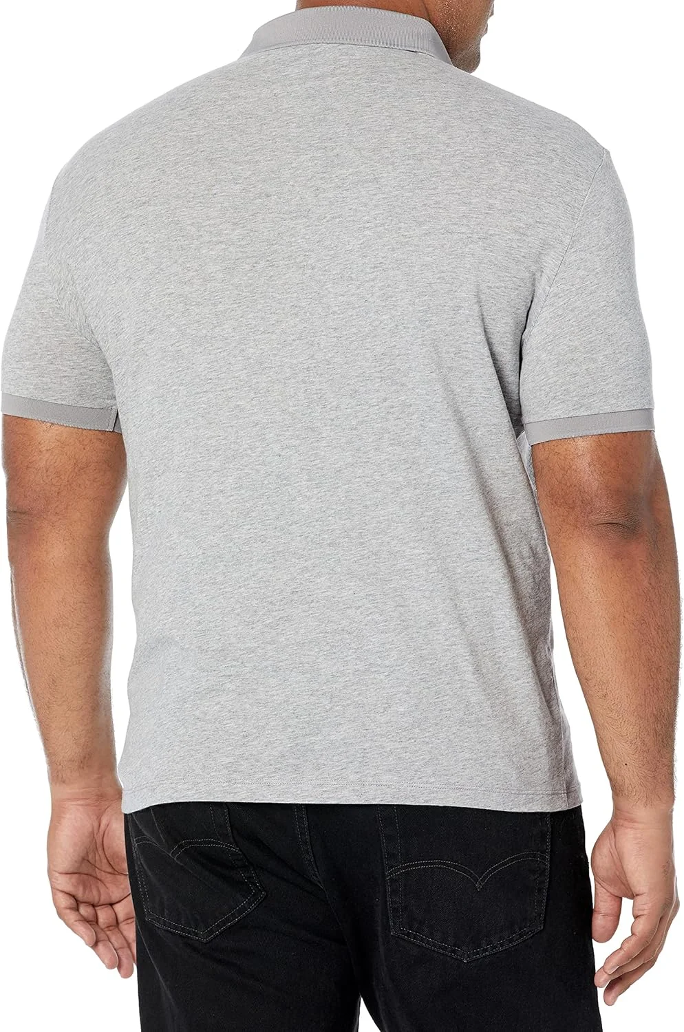 پولوشرت مردانه آستین کوتاه آرمانی اکسچنج با طرح لوگو میلان/نیویورک