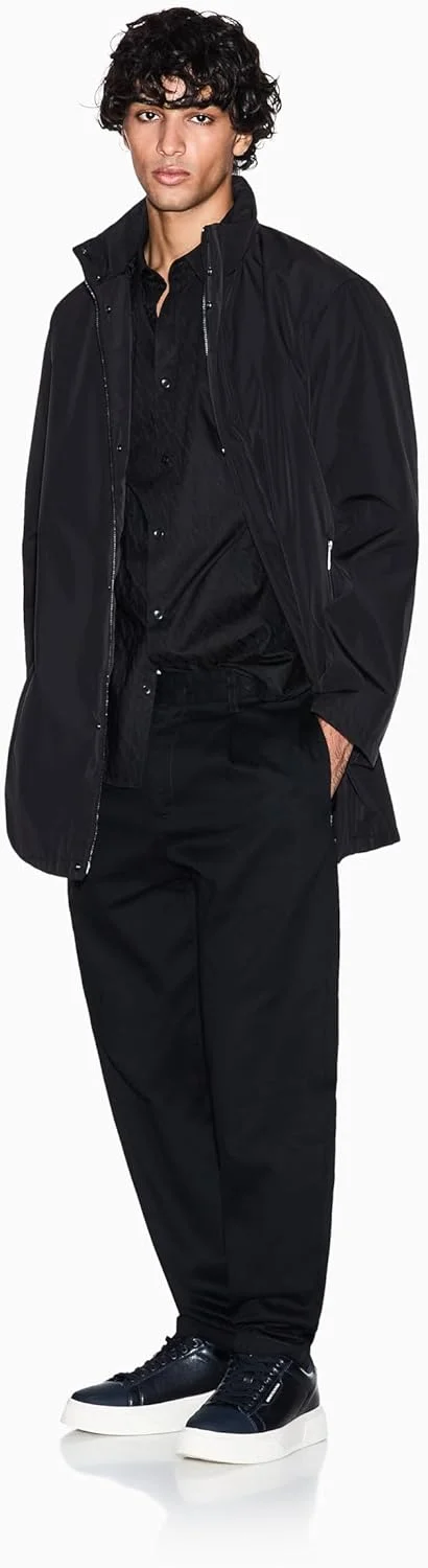 پولوشرت مردانه آرمانی اکسچنج مدل جیب‌دار با لوگو، مناسب استفاده روزمره