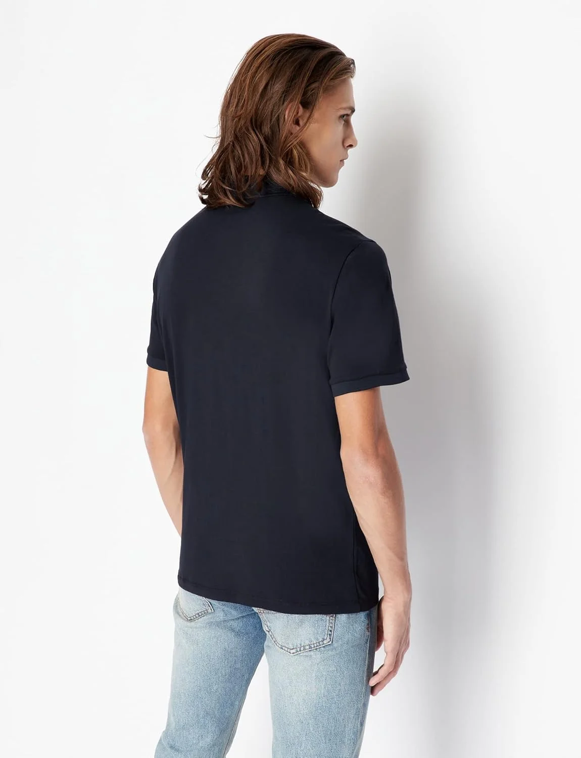 پولوشرت مردانه آرمانی اکسچنج 4 دکمه (تک عددی)