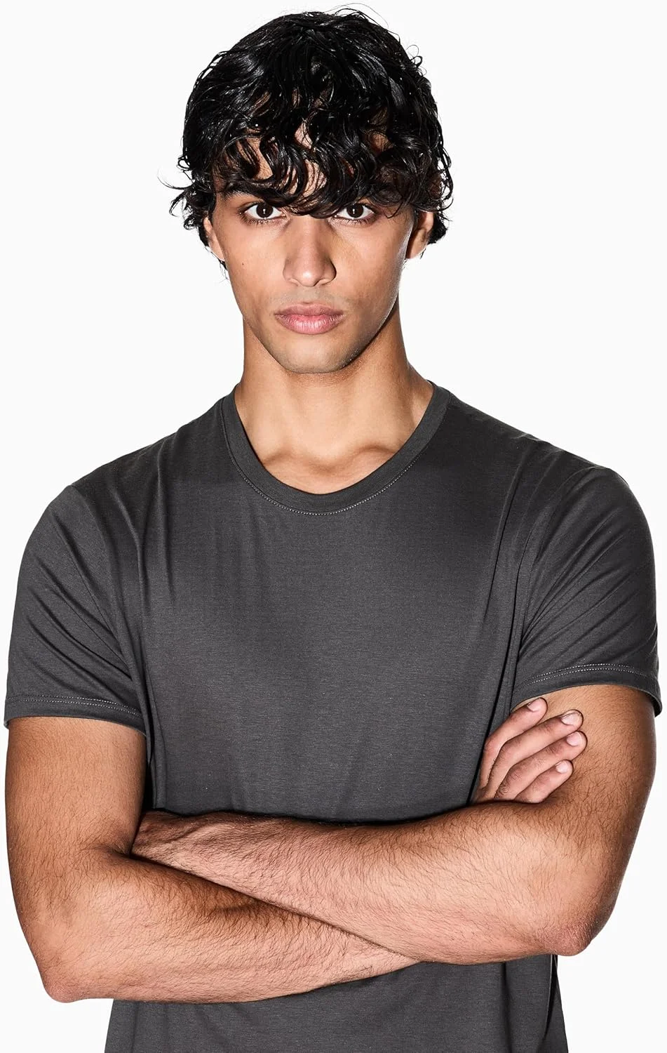 پولوشرت آستین کوتاه مردانه آرمانی اکسچنج با لوگوی نواری