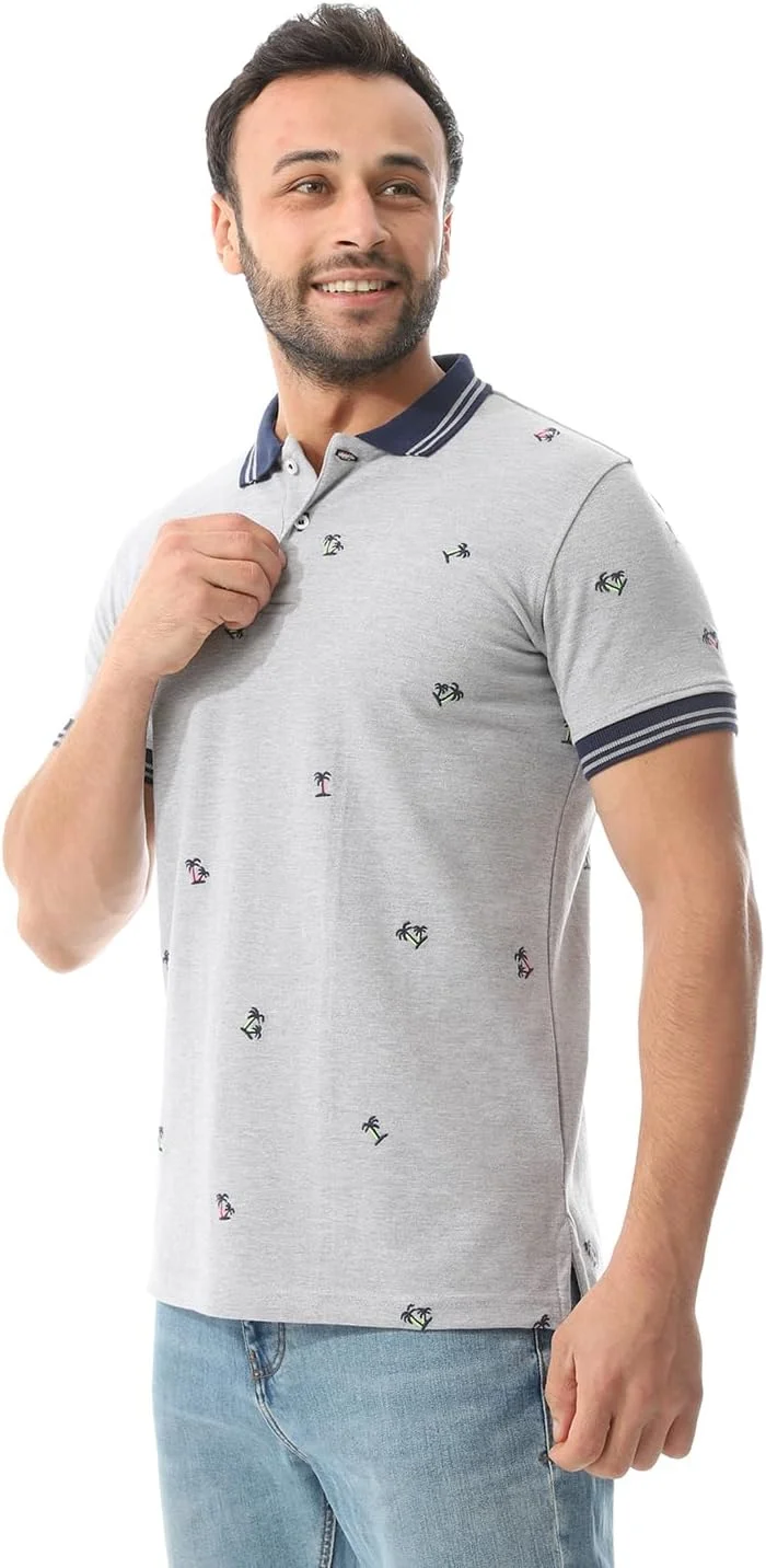 پیراهن مردانه آندورا با طرح گلدوزی، مدل معمولی و سبک وسترن