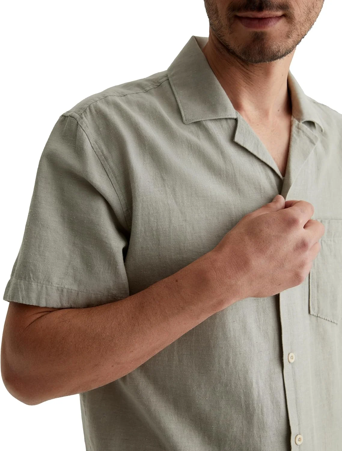 پیراهن آستین کوتاه مردانه AG Adriano Goldschmied مدل Foster، راحت پیراهن آستین کوتاه مردانه AG Adriano Goldschmied مدل Foster، راحت