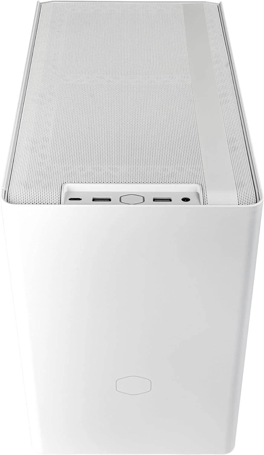 کیس کامپیوتر Mini-ITX کولر مستر MasterBox NR200P V2، دارای 1 فن 120 میلی‌متری از پیش نصب شده، پشتیبانی از رادیاتور تا 280 میلی‌متر و 4 فن، فیلترهای گرد و غبار، فولاد SGCC، مش، پلاستیک ABS، سفید | NR200PV2-WCNN-S00