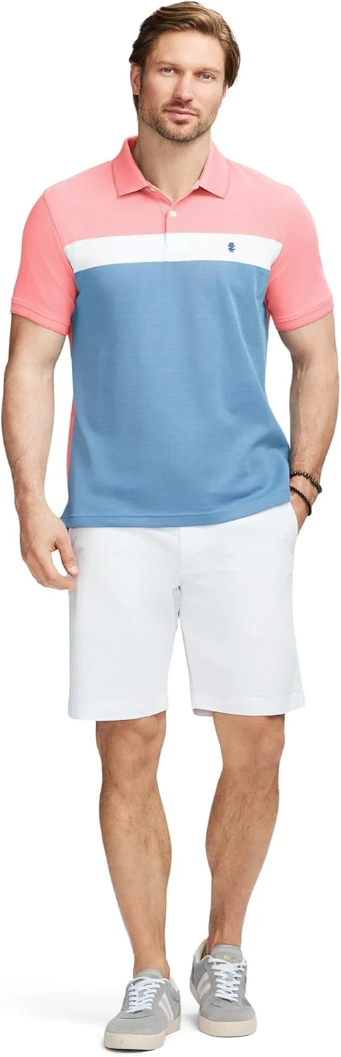 پولوشرت آستین کوتاه مردانه IZOD با طرح راه راه پولوشرت آستین کوتاه مردانه IZOD با طرح راه راه