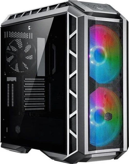 کیس کامپیوتر کولر مستر MasterCase H500P Mesh ARGB، پشتیبانی از رادیاتور 360 میلی‌متری، پنل کناری شیشه‌ای - مشکی (آکبند) | MCM-H500P-MGNN-S11