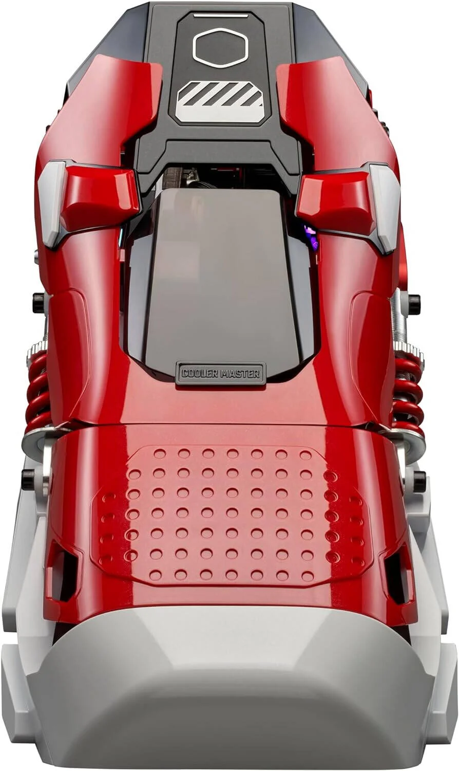 کیس Mini-ITX کولر مستر Sneaker X، فن از پیش نصب شده MF120 Halo، رادیاتور از پیش نصب شده Flux 360 Special Edition، منبع تغذیه از پیش نصب شده SFX 850W Gold، SSD 2.5 اینچی، قرمز | ABK-SXNN-S38L3-R1