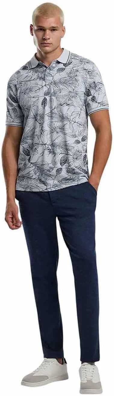 تی شرت پولو مردانه طرح دار آستین کوتاه