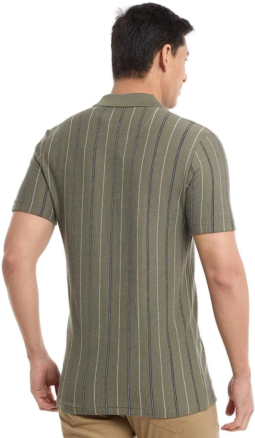 تی شرت پولو راه راه مردانه آراَندبی مدل 125-1085Mn005-2 با آستین کوتاه