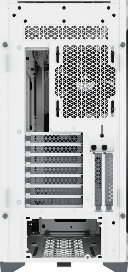 کیس کامپیوتر CORSAIR 5000D شیشه حرارت دیده Mid-Tower ATX - سفید | CC-9011209-WW