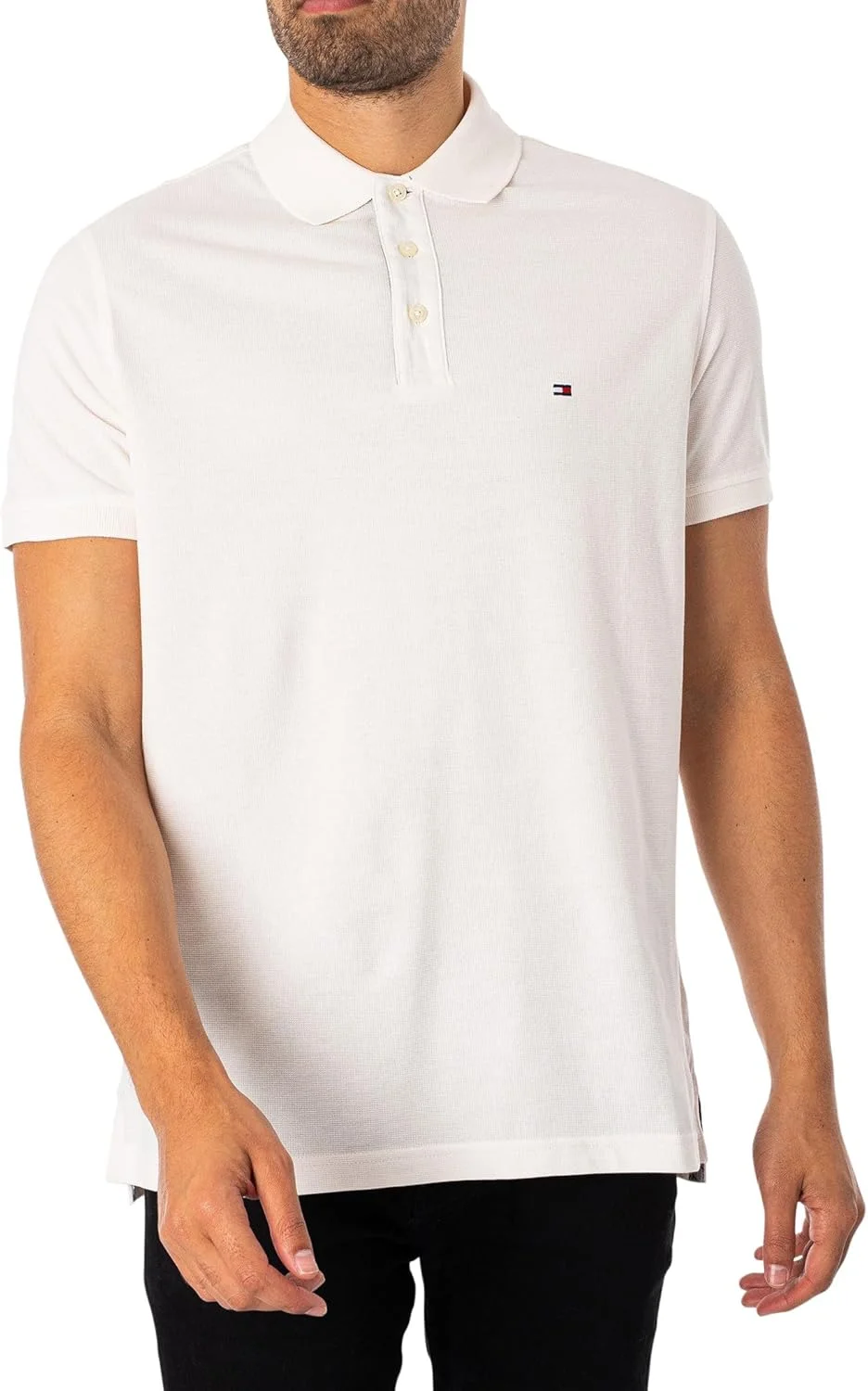 پولوشرت آستین کوتاه مردانه تامی هیلفیگر مدل GS CHE PLAET REGULAR S/S