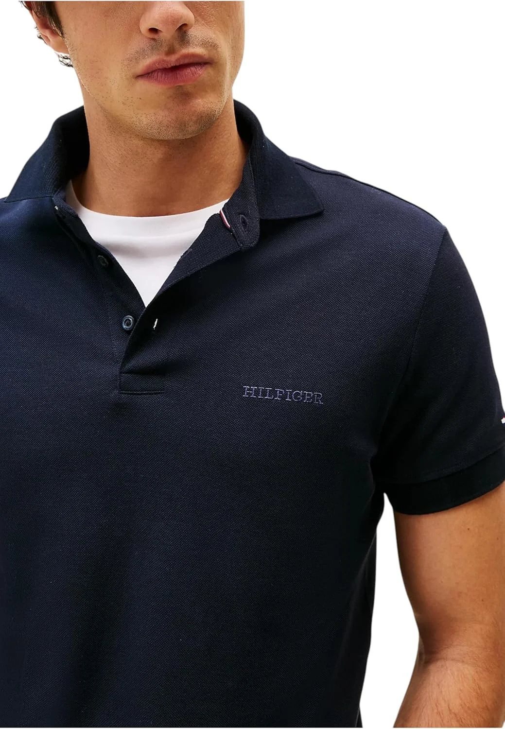 پولوشرت مردانه تامی هیلفیگر مدل TONAL MONOTYPE REG آستین کوتاه پولوشرت مردانه تامی هیلفیگر مدل TONAL MONOTYPE REG آستین کوتاه