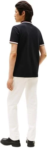 پولوشرت آستین کوتاه مردانه تامی هیلفیگر مدل باریک Mw0mw40308 پولوشرت آستین کوتاه مردانه تامی هیلفیگر مدل باریک Mw0mw40308