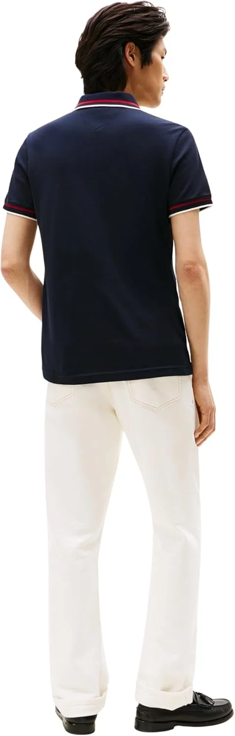 پولوشرت مردانه یقه دار باریک تامی هیلفیگر مدل Mw0mw40308 آستین کوتاه (تک عددی) پولوشرت مردانه یقه دار باریک تامی هیلفیگر مدل Mw0mw40308 آستین کوتاه (تک عددی)