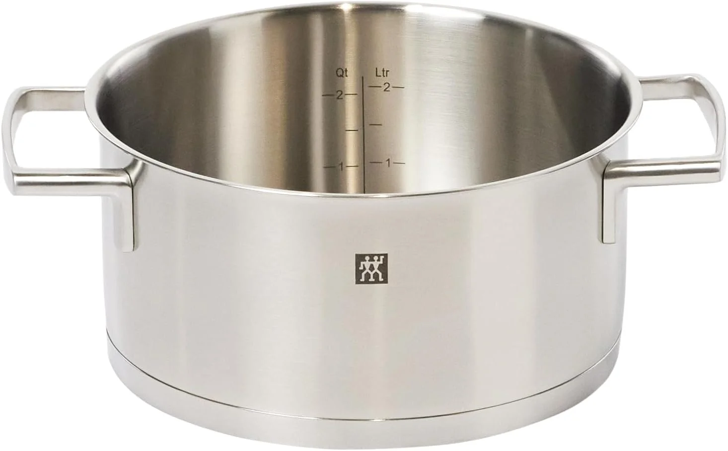 قابلمه خورشتی ZWILLING Vitality، قطر 20 سانتی متر، 3 لیتر، استیل ضد زنگ، کفه سه لایه SIGMA Classic، توزیع یکنواخت حرارت، دستگیره های خنک، درب شیشه ای با واشر سیلیکونی، مناسب برای اجاق القایی، فر و ماشین ظرفشویی