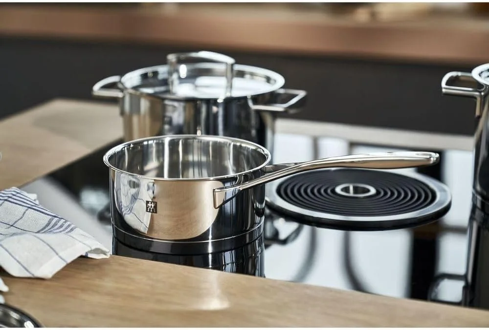 ست قابلمه 5 پارچه Zwilling، با 4 درب، مناسب برای القاء، استیل ضد زنگ، Passion