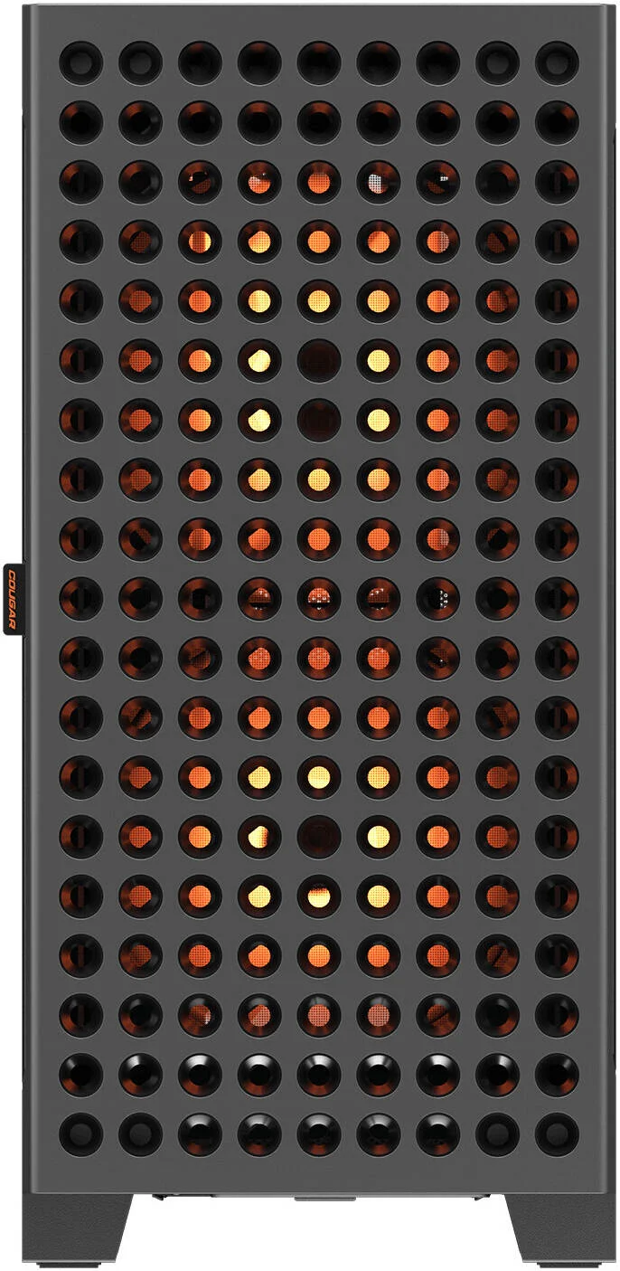 کیس کامپیوتر Mid Tower کوگار Airface ECO RGB، دارای 2 فن 180 میلی‌متری و 1 فن 120 میلی‌متری از پیش نصب شده، پشتیبانی از رادیاتور تا 360 میلی‌متری و 7 فن، خنک‌کننده ترمودینامیکی، مشکی | 385YA20.0001