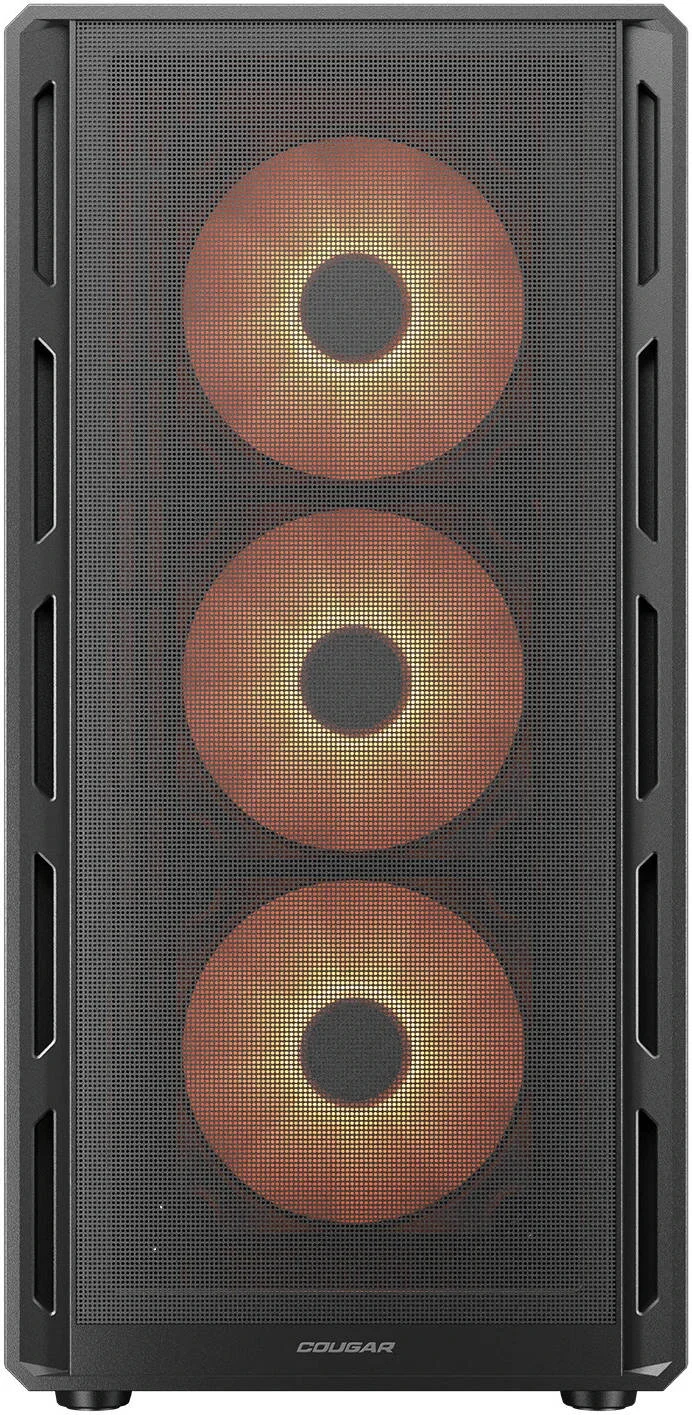 کیس کامپیوتر Cougar AirFace Pure Pro Mid Tower ATX، دارای 4 فن 120 میلیمتری ARGB PWM از پیش نصب شده، پشتیبانی از رادیاتور 240 میلیمتری، 7 اسلات توسعه، پنل جلویی فوقالعاده باریک، لبههای پخدار، مشکی | 382GA50.0003 کیس کامپیوتر Cougar AirFace Pure Pro Mid Tower ATX، دارای 4 فن 120 میلیمتری ARGB PWM از پیش نصب شده، پشتیبانی از رادیاتور 240 میلیمتری، 7 اسلات توسعه، پنل جلویی فوقالعاده باریک، لبههای پخدار، مشکی | 382GA50.0003