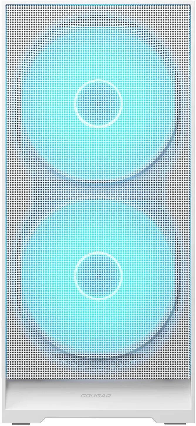 کیس کامپیوتر مید تاور کوگار Airface 180، دارای 2 فن 180 میلیمتری و 1 فن 120 میلیمتری PWM aRGB از پیش نصب شده، پشتیبانی از تا 360 میلیمتر و 8 فن، پنل فیلتر مغناطیسی، سفید | 385VA40.0002 کیس کامپیوتر مید تاور کوگار Airface 180، دارای 2 فن 180 میلیمتری و 1 فن 120 میلیمتری PWM aRGB از پیش نصب شده، پشتیبانی از تا 360 میلیمتر و 8 فن، پنل فیلتر مغناطیسی، سفید | 385VA40.0002