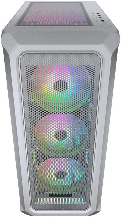 کیس گیمینگ مید تاور ATX کوگار Archon 2 Mesh RGB، دارای 7 اسلات توسعه، پشتیبانی از فن 120 میلی‌متری، پنل سمت چپ شیشه‌ای حرارت دیده، پشتیبانی از رادیاتور تا 360 میلی‌متر، جایگاه درایو 2.5 و 3.5 اینچی، سفید | CG-GC-ARCHON2MESH-RGB-WHT