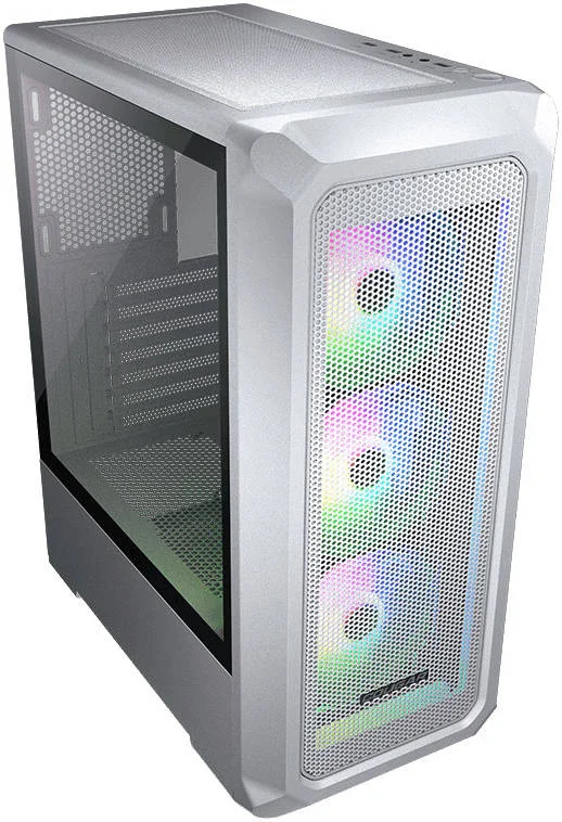 کیس گیمینگ مید تاور ATX کوگار Archon 2 Mesh RGB، دارای 7 اسلات توسعه، پشتیبانی از فن 120 میلی‌متری، پنل سمت چپ شیشه‌ای حرارت دیده، پشتیبانی از رادیاتور تا 360 میلی‌متر، جایگاه درایو 2.5 و 3.5 اینچی، سفید | CG-GC-ARCHON2MESH-RGB-WHT