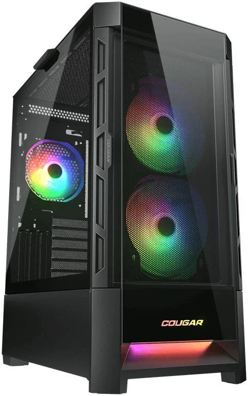 کیس کامپیوتر COUGAR DUOFACE RGB ATX Mid Tower، پنلهای جلویی شیشهای حرارت دیده و مشبک، نورپردازی RGB درخشان، پشتیبانی از رادیاتور تا 280 میلیمتر و 5 فن 120 میلیمتری، 7+3 درگاه توسعه، USB 3.0 x 2، USB 2.0، مشکی | CG-GC-DUOFACE-BLK کیس کامپیوتر COUGAR DUOFACE RGB ATX Mid Tower، پنلهای جلویی شیشهای حرارت دیده و مشبک، نورپردازی RGB درخشان، پشتیبانی از رادیاتور تا 280 میلیمتر و 5 فن 120 میلیمتری، 7+3 درگاه توسعه، USB 3.0 x 2، USB 2.0، مشکی | CG-GC-DUOFACE-BLK