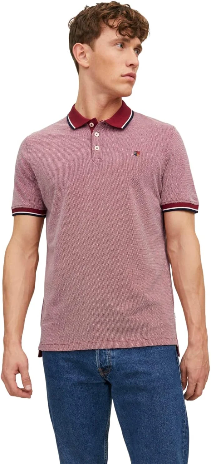 پولوشرت مردانه جک اند جونز با برش معمولی (تک عددی)