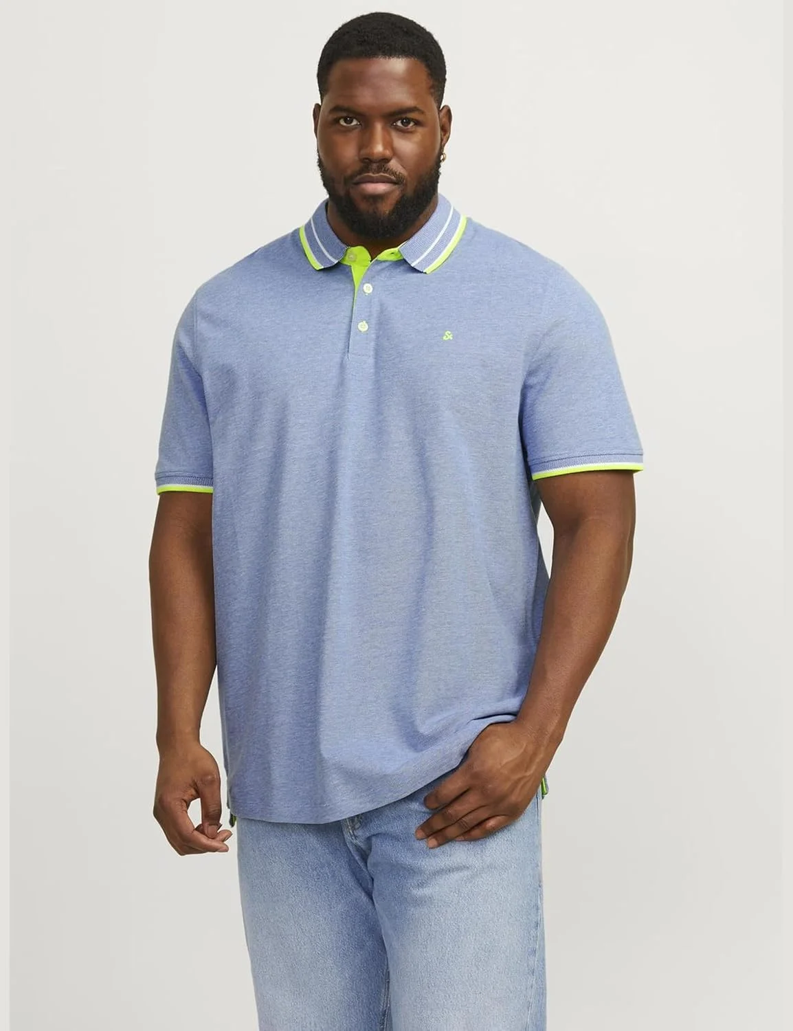 پولوشرت مردانه جک اند جونز مدل PAULOS POLO SS PLS Modern (تک عددی)
