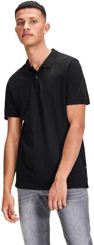 پولوشرت مردانه جک اند جونز مدل Jjebasic Plain Polo Shirt SS Noos با برش معمولی (تک عددی)