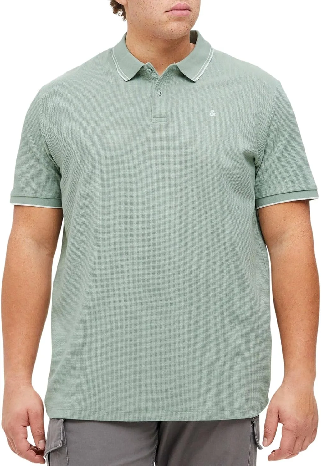 پولوشرت مردانه JACK&JONES PLUS مدل Jjeaustin Polo Ss Noos Pls (تک عددی)