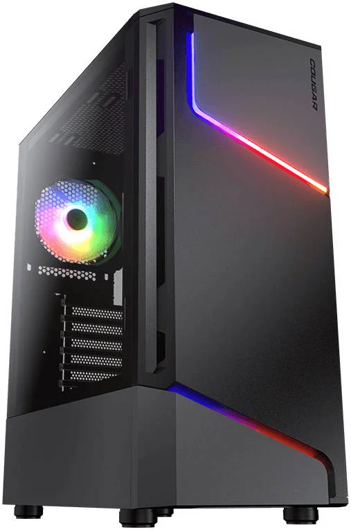 کیس کامپیوتر Cougar MX360 Dual Blades of Lightning RGB Mid Tower، پشتیبانی از رادیاتور تا 360 میلیمتر، کارت گرافیک 315 میلیمتر، خنککننده پردازنده 170 میلیمتر، USB 3.0 x 2، USB 2.0 x 1، صدا، دکمه RGB، مشکی | 385CC60.0001 کیس کامپیوتر Cougar MX360 Dual Blades of Lightning RGB Mid Tower، پشتیبانی از رادیاتور تا 360 میلیمتر، کارت گرافیک 315 میلیمتر، خنککننده پردازنده 170 میلیمتر، USB 3.0 x 2، USB 2.0 x 1، صدا، دکمه RGB، مشکی | 385CC60.0001