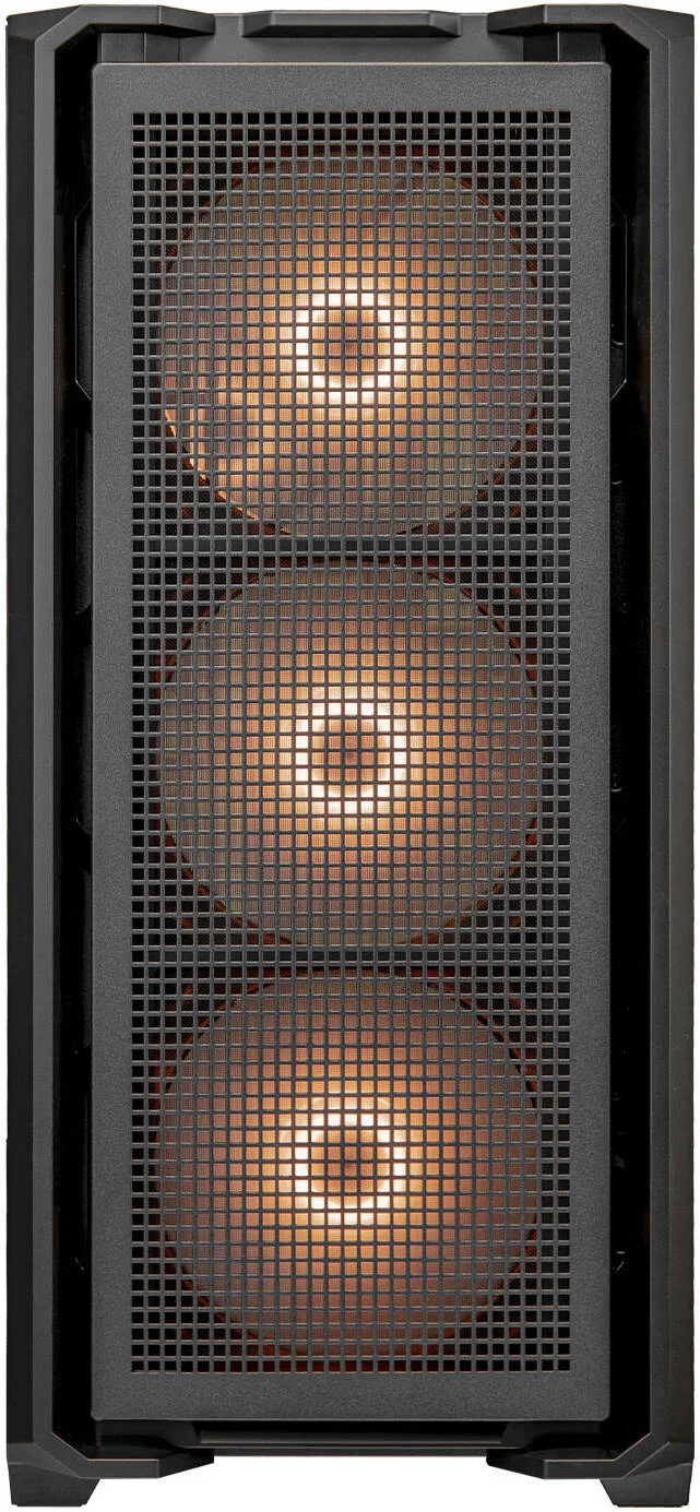 کیس فول تاور ATX کوگار MX600 RGB، دارای 4 فن ARGB از پیش نصب شده، همگام سازی RGB با مادربرد، حداکثر 9 فن، پشتیبانی از کارت گرافیک عمودی، پنل سمت چپ شفاف، مشکی | 3857C90.0001